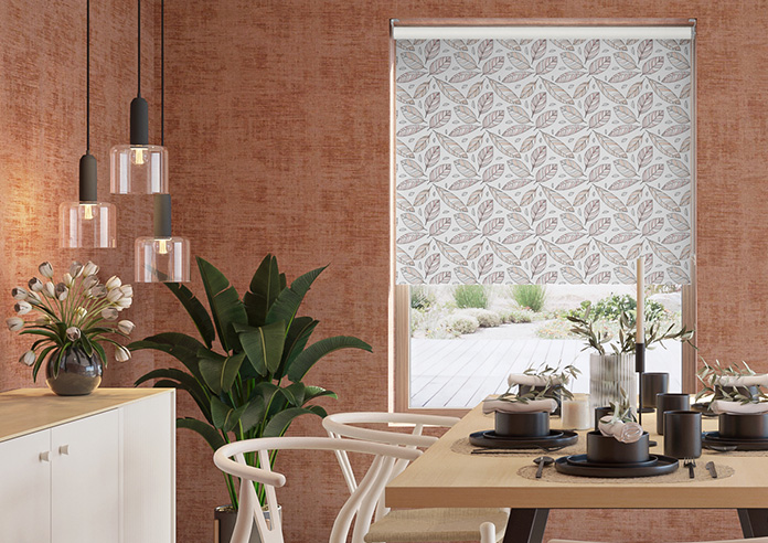 Falling Leaves, Ember - Twist&Fit Roller Blind - Image 3